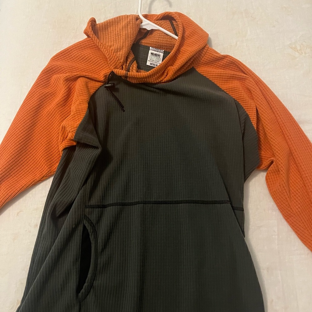 COPY - Melanzana men’s medium micro grid hoodie
